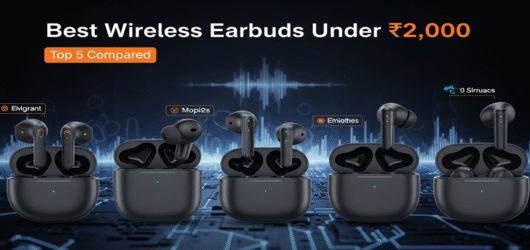 Top 5 Best Wireless Earbuds Under ₹2,000: A Comprehensive Comparison